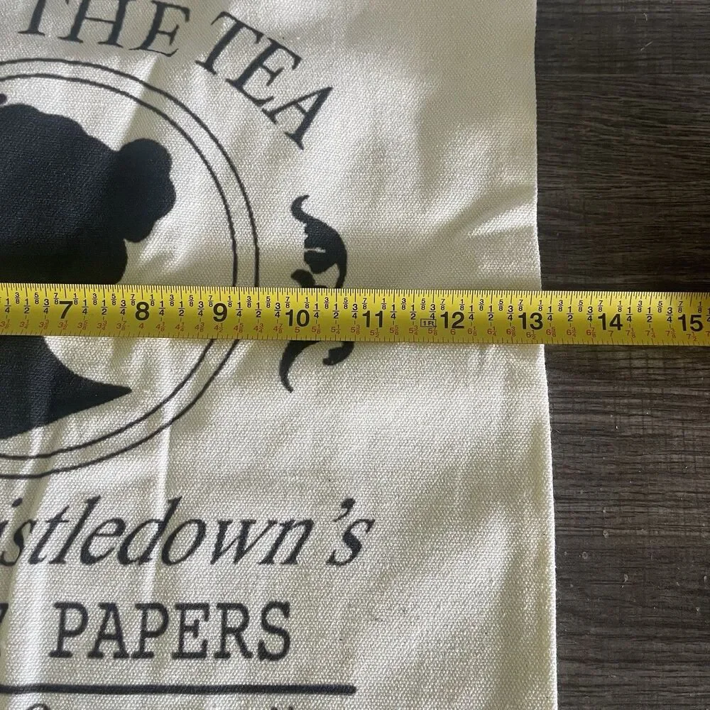 Women’s Spill the Tea Lady Whistledown’s Society Papers Off White Tote Bag